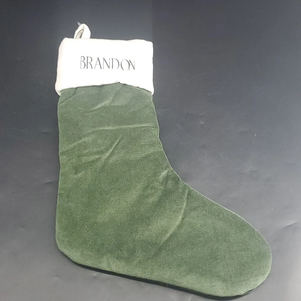 NEW BRANDON Pottery Barn Christmas Holiday Stocking